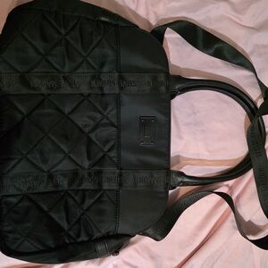 Steve Madden Black Quilted Shoulder Bag